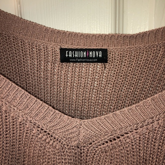 Fashion Nova distressed Sweater - Picture 3 of 4